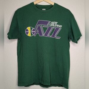 Retro Green New Orleans Jazz T-Shirt